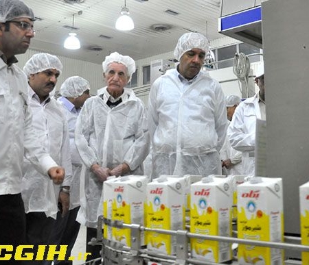 بهداشت حرفه ای در کارخانه شیر پگاه زنجان