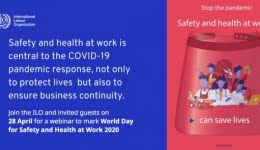 شعار روز جهانی ایمنی و بهداشت حرفه ای سال 2020
