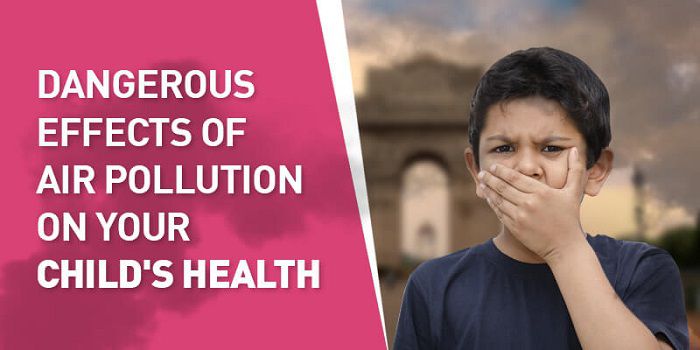 اثر آلودگی هوا بر کودکان