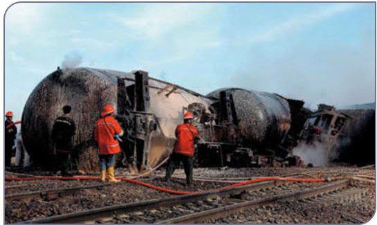حادثه آتش سوزی قطار نیشابور