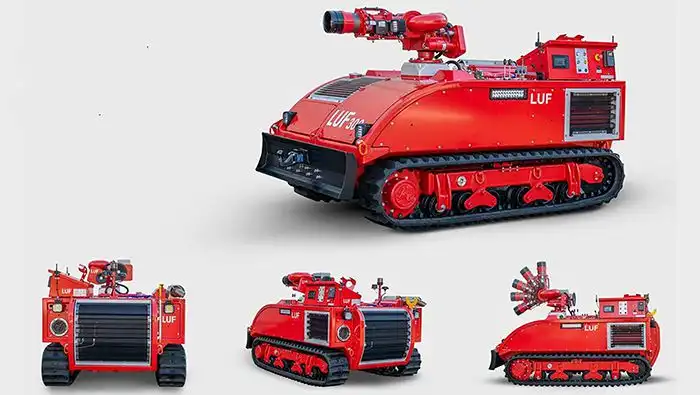 ربات های صنعتی آتش نشانی در صنایع نفت، گاز و پتروشیمی 2 ربات های آتش نشانی