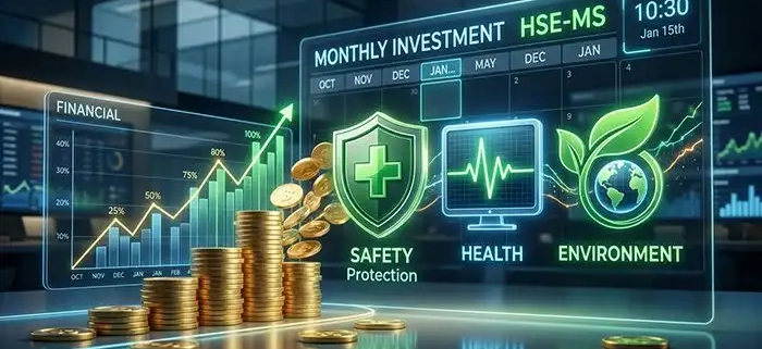 سرمایه گذاری ماهانه در سیستم مدیریت HSE-MS 1 سرمایه گذاری ماهانه در سیستم مدیریت HSE-MS
