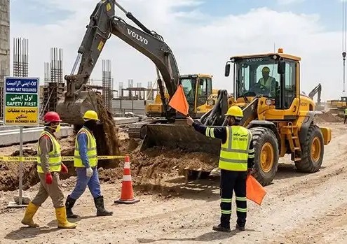 ایمنی اجرای عملیات با ماشین‌ آلات