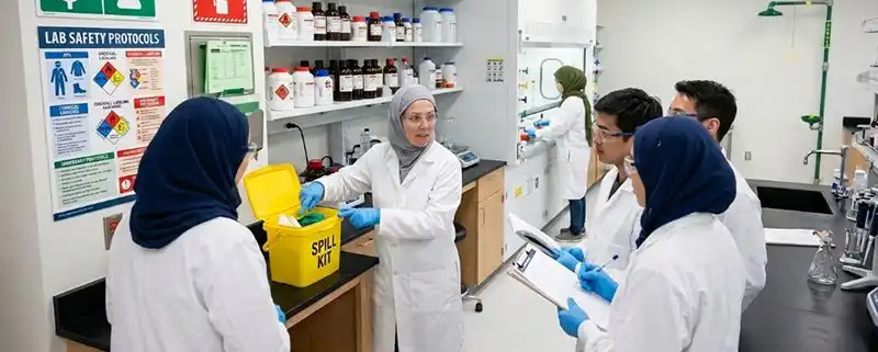 سازماندهی و آموزش ایمنی در آزمایشگاه